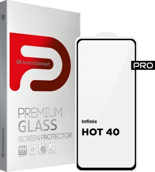 Защитное стекло для смартфона Infinix Hot 40 ArmorStandart Pro Black (ARM73826)