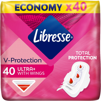 Прокладки гігієнічні Libresse Ultra 4 краплі 40 шт (7322540235876)