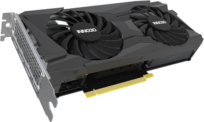 Відеокарта INNO3D PCI-Ex GeForce RTX 3050 Twin X2 OC 8GB GDDR6 (128bit) (1792/14000) (HDMI, DisplayPort, DVI-D) (N30502-08D6X-1711VA41)