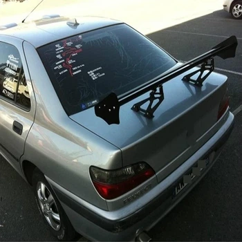 Спойлер антикрыло Peugeot 306 элерон с регулировкой из алюминиевого сплава цвет - Черный