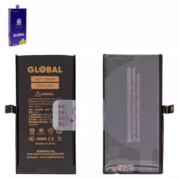 Аккумулятор Mechanic для Apple iPhone 12 mini, Li-Polymer, 3,85 B, 2520mAh, повышенная ёмкость, Original IC
