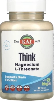 Магній треонат KAL Think Magnesium 2000mg 60 tabs