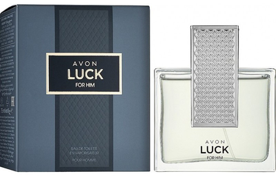 Woda toaletowa męska Avon Luck For Him 75 ml (5059018288240)