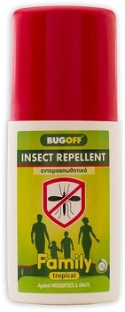 Спрей от укусов насекомых "Семейный. Тропический" - Madis Bug Off Insect Repellent Family Tropical 100ml (1206622-138411)