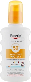 Сонцезахисний спрей для дітей з фактором УФ-захисту SPF 50 - Eucerin Kids Sun Spray 50+ 200ml (53955-31155510)