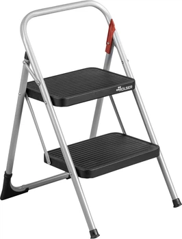 Лестница Rolser Taburete M/10 UNE 2 ступени MET003-1021 Antracita (930801)