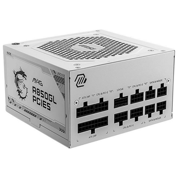Блок питания MSI MAG A850GL PCIE5 White 850W