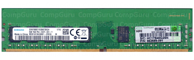 Оперативна пам'ять для ПК Samsung DDR4 8GB 2400MHz UDIMM ECC 1Rx8 PC4-2400T (M391A1K43BB1-CRCQ)