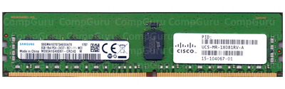 Серверна оперативна пам'ять Samsung DDR4 8GB 2400MHz RDIMM 1Rx4 PC4-2400T (M393A1G40DB1-CRC4Q)