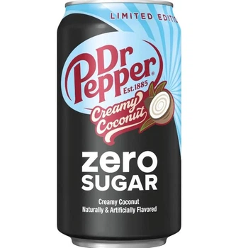 Напій Dr Pepper Creamy Coconut Soda без цукру355 мл