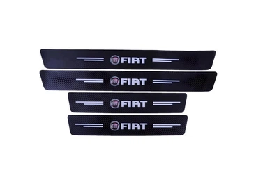 Наклейки на пороги карбоновые Fiat все модели