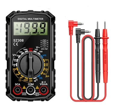 Універсальний мультиметр тестер-вольтметр ANENG High Precision SZ308 чорний