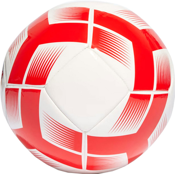 Piłka nożna Adidas Starlancer Club Ball IA0974 rozmiar №4 Biało-czerwona (4066759380875)