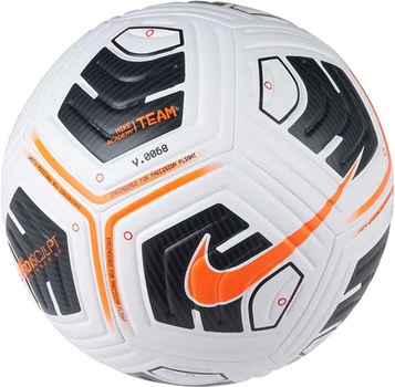 Piłka nożna Nike Team Academy CU8047 101 rozmiar №3 Biało-czarno-pomarańczowa (0194500856790)