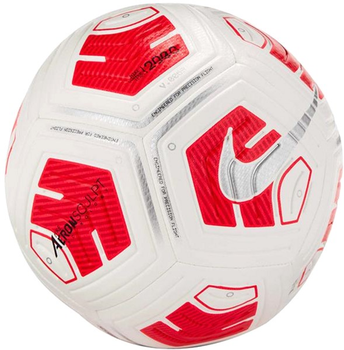 Piłka nożna Nike Team Strike 290 g Junior CU8062 100 rozmiar №4 Biało-czerwona (0194500856943)