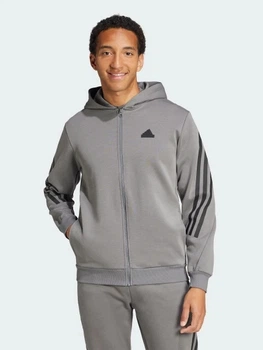 Толстовка на молнии мужская Adidas M Fi 3S Fz IW8529 S Серая