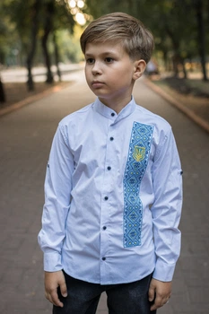 Сорочка Varetti вишита для хлопчика 12-16 років , Білий ,152