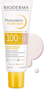 Биодерма Фотодерм Макс Эмульсия очень светлый тон Bioderma Photoderm Max Fluide SPF100 Teinte Tres Claire 40мл
