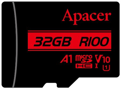 Карта пам'яті Apacer microSDHC 32GB Class 10 UHS-I (AP32GMCSH10UB-RA)