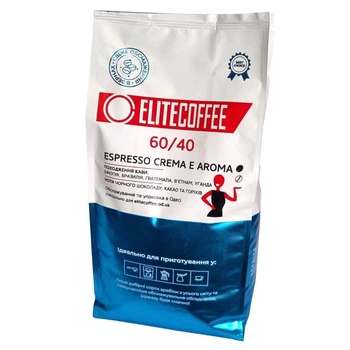 Кава ELITECOFFEE 60/40 у зернах 1 кг