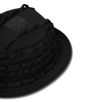 Тактическая шляпа Scout Ukrarmor Hat. Rip-Stop. Цвет Black (Черный) L/XL