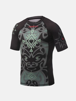 Рашгард Maori Rashguard Short Sleeve Black Military Green M (501423-144-M)