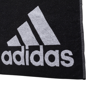 Ręcznik Adidas 50 x 100 cm Czarno-biały (4059807282993)