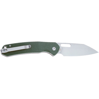 Нож CJRB Pyrite Wharncliffe Micarta Green (J1925A-MGN)