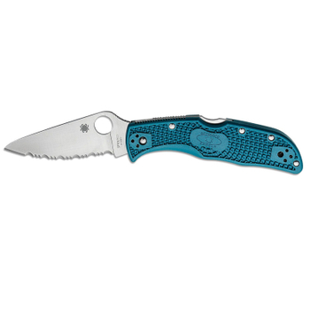 Нож Spyderco Endela K390 Serrated Blue (C243FSK390)