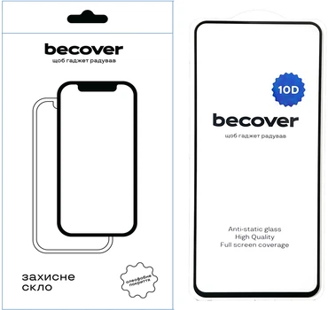Захисне скло BeCover для Motorola Moto G14 Black (BC_711821)