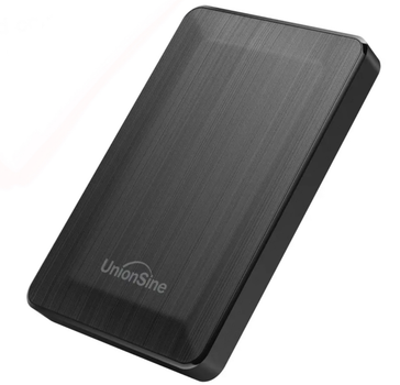 Зовнішній жорсткий диск UnionSine HD2513 500Gb Переносний HDD накопичувач для Windows MacOS PS4 XBox Чорний