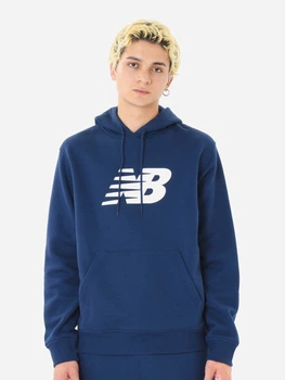 Худи мужское New Balance Sport Core Brushed MT43904NNY 2XL Синее