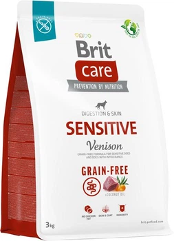 Сухий корм Brit Care Dog Grain-free Sensitive для собак з чутливим травленням беззерновий з олениною 3 кг (172209)