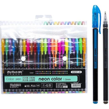 Набор гелевых ручек "Neon color" HG6107-48, 48 цветов 4675705