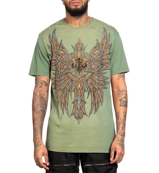 Футболка Affliction Absolution Tee VTG Green Potassium Spray (A26367-VGPS-XL)