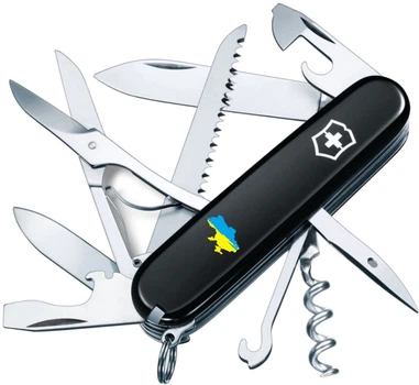 Нож Victorinox Huntsman Ukraine Черный (Vx13713.3_T1166u)