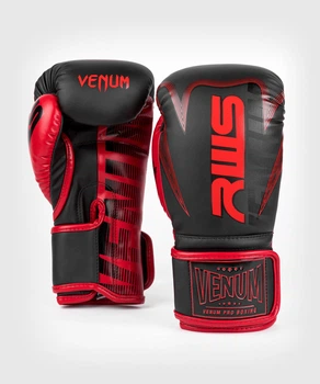 Боксерські рукавиці RWS x Venum Boxing Gloves Black (VENUM-04900-001-14oz)