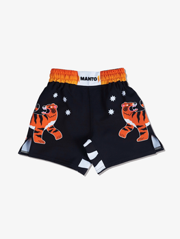 Детские шорты для MMA MANTO Kids Fight Shorts Tigers Tail (MNS573_BLK_3M)