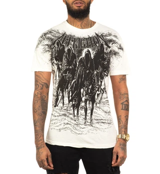 Футболка Affliction Black Night Tee Vintage White (A26067-VW-M)