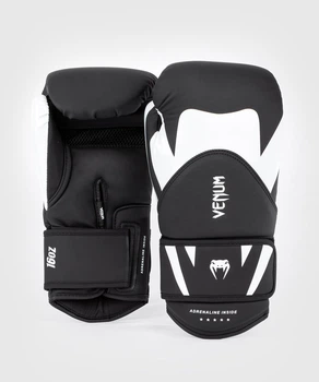 Боксерские перчатки Venum Challenger 4.0 Boxing Gloves Black White (VENUM-05141-108-8oz)