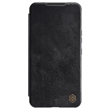 Кожаный чехол-книжка Nillkin Qin Pro Camshield для Samsung Galaxy S22+ Черный