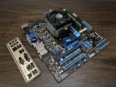 Игровой комплект Материнская плата ASUS + AMD FX 6300 + 8GB DDR3 Б/У