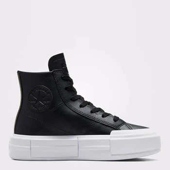 Женские кеды кожаные высокие Converse Ctas Cruise Hi A06143C-001 39.5 (6.5US) 24.5 см Черные (194434406498)