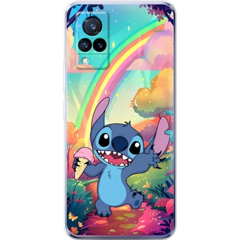 Силиконовый Чехол с Картинкой для Vivo V21 Принт (Stitch, Стич) (43146-ysm028)