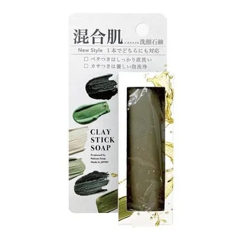 Натуральне мило з глиною Pelican Clay Stick Soap для комбінованої шкіри, 60 г