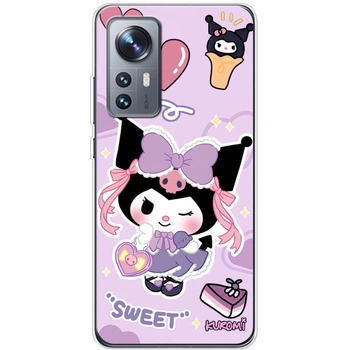 Силиконовый Чехол с Картинкой для Xiaomi 12 Принт (Куроми, Kuromi