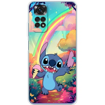 Силиконовый Чехол с Картинкой для Xiaomi Redmi Note 11 Принт (Stitch, Стич) (44124-ysm028)