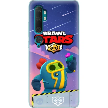Силіконовий Чохол з Картинкою для Xiaomi Mi Note 10 Pro Принт (Бравл Старс Спайк, Brawl Stars Spike) (038537-ysm023)