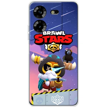 Силіконовий Чохол з Картинкою для Tecno Pova 5 Принт (Бравл Старс Корделіус, Brawl Stars Cordelius) (48113-ysm024)