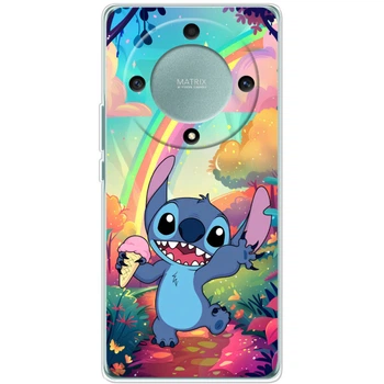 Силиконовый Чехол с Картинкой для Huawei Honor Magic 5 Lite 5G Принт (Stitch, Стич) (49512-ysm028)